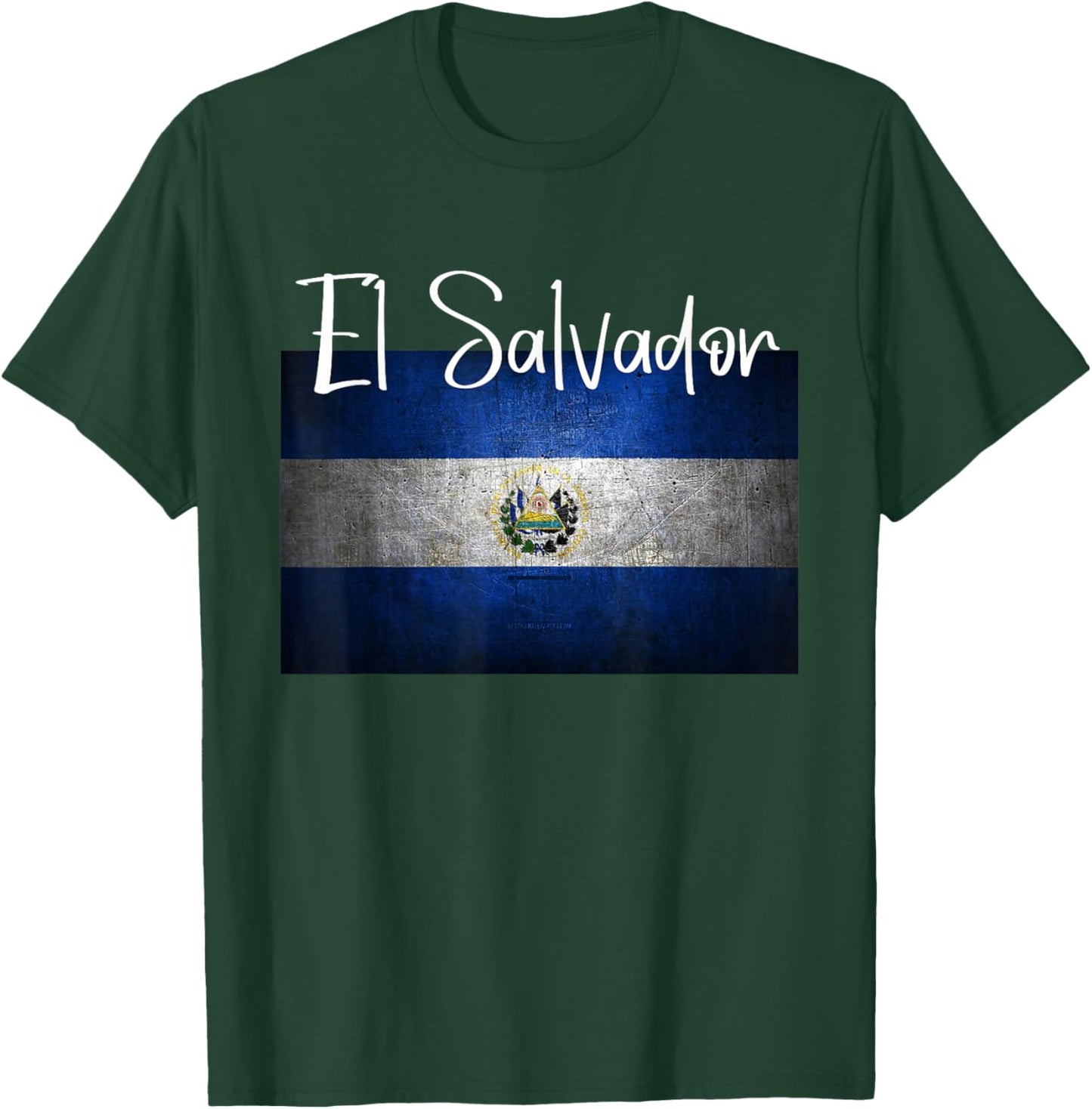 EL Salvador Flag Shirt EL Salvador Karte Salvador für Damen T-Shirt - T-Shirt | Forest