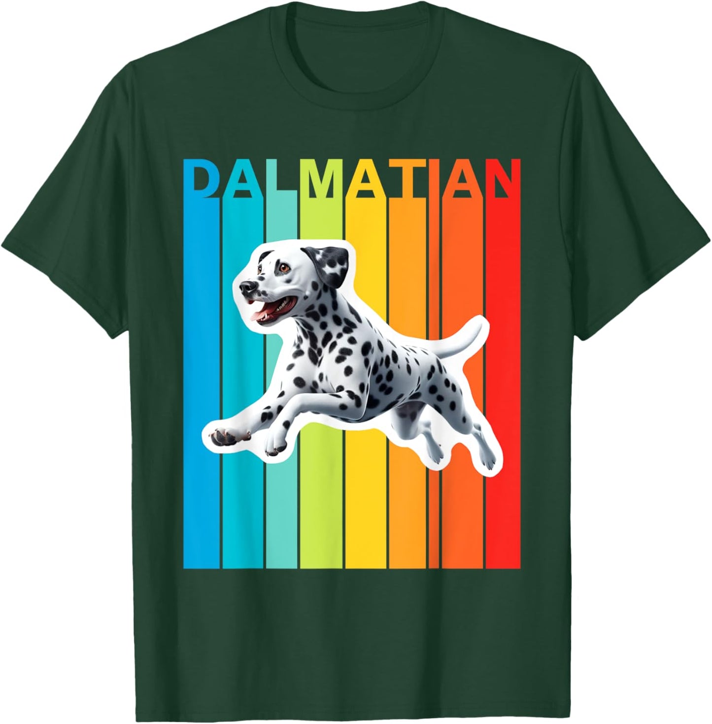 Colorful Dalmatian T-Shirt - T-Shirt | Forest