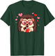Funny Hedgehog Heart Chocolate Valentine Kids T-Shirt - T-Shirt | Forest