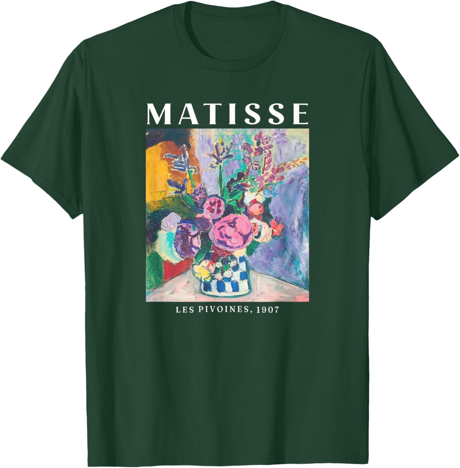 Matisse Les Pivoines 1907 Flower T-Shirt - T-Shirt | Forest