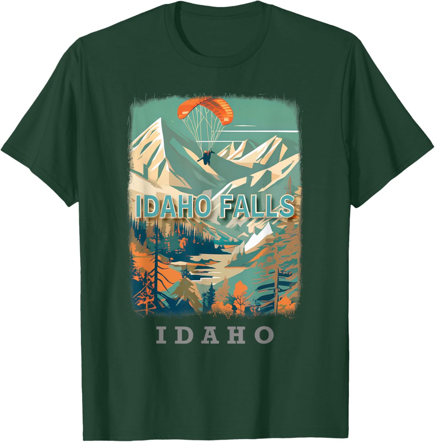 Idaho Falls Idaho ID Breathtaking Mountains SD859 T-Shirt - T-Shirt | Forest