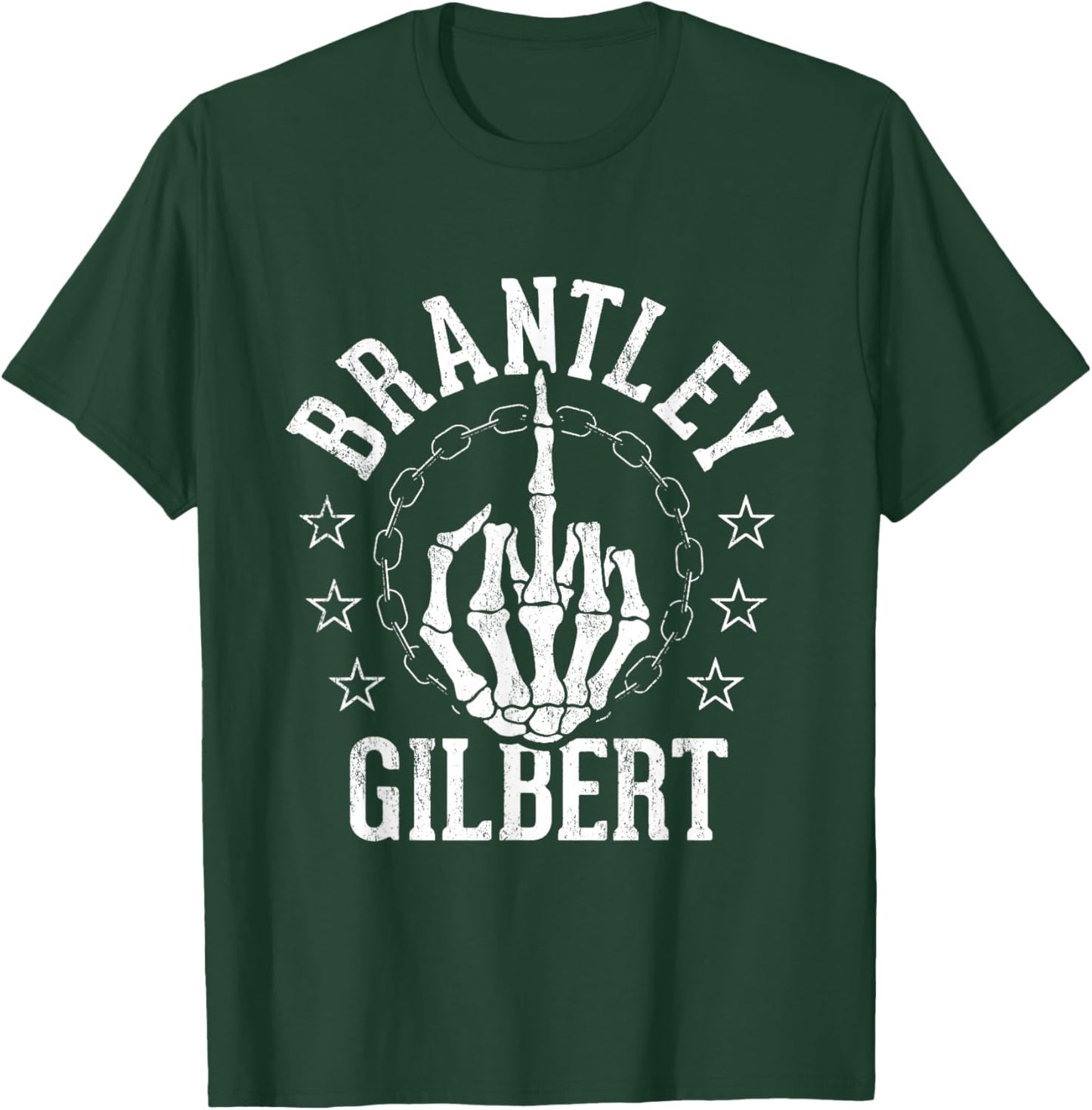 Brantley Gilbert - Middle Finger T-Shirt - T-Shirt | Forest