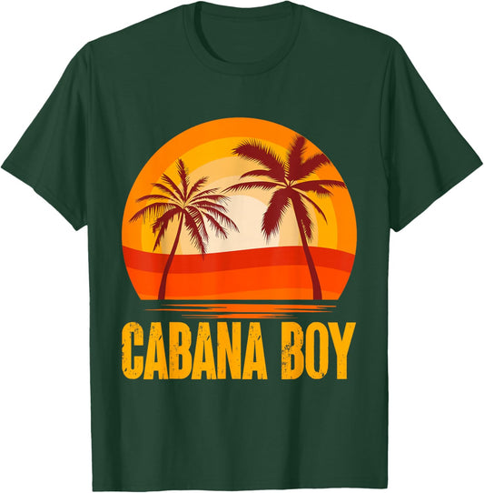 Cabana Boy Beach Bartender Cabana Boy T-Shirt - T-Shirt | Forest