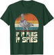 Pigeon If It Flies It Spies Retro T-Shirt - T-Shirt | Forest