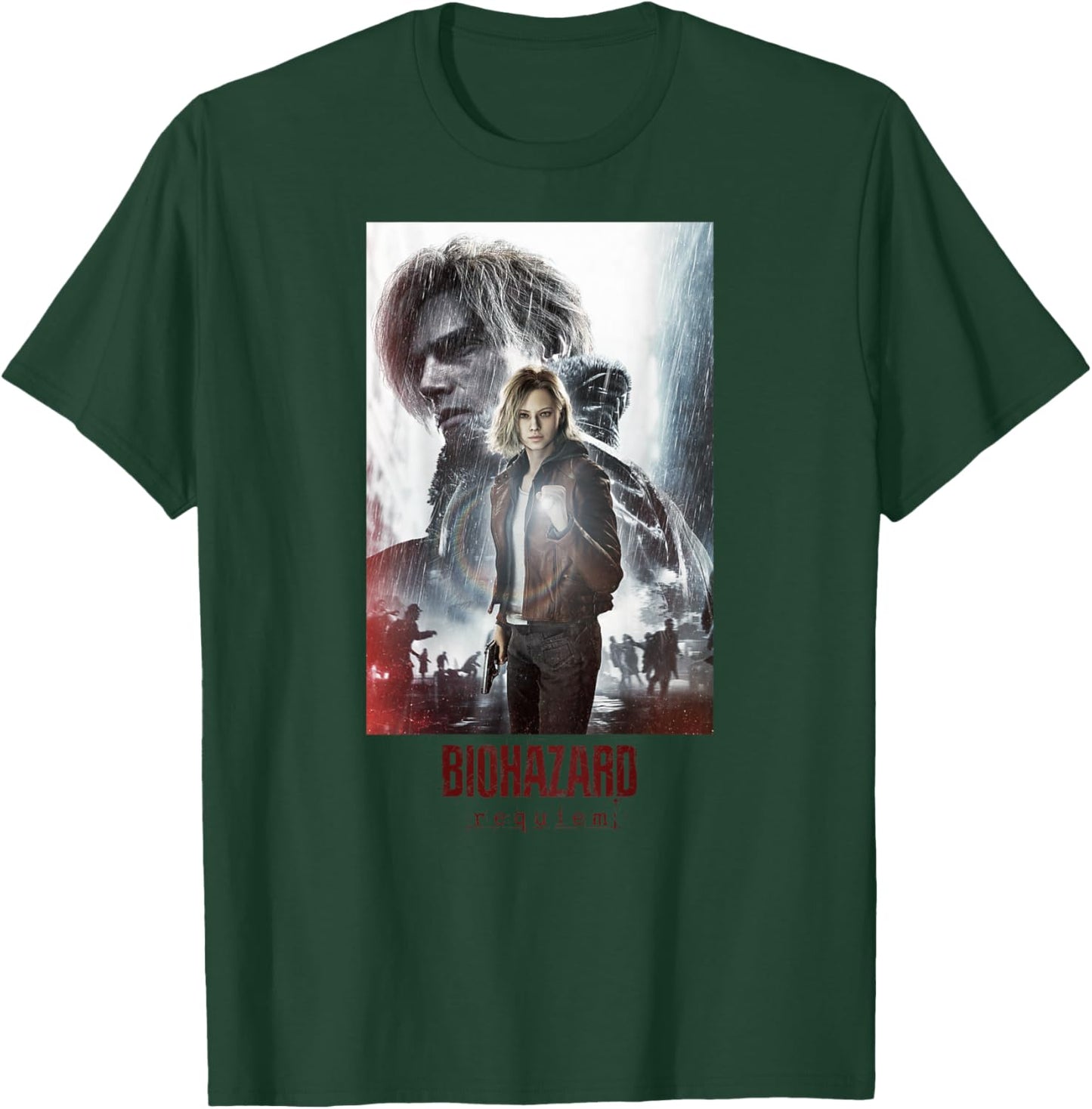 Resident Evil Requiem Leon & Grace Art BP T-Shirt - T-Shirt | Forest
