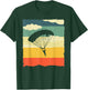 Skydiving Art Women Skydiver Paragliding Sky Diving T-Shirt - T-Shirt | Forest