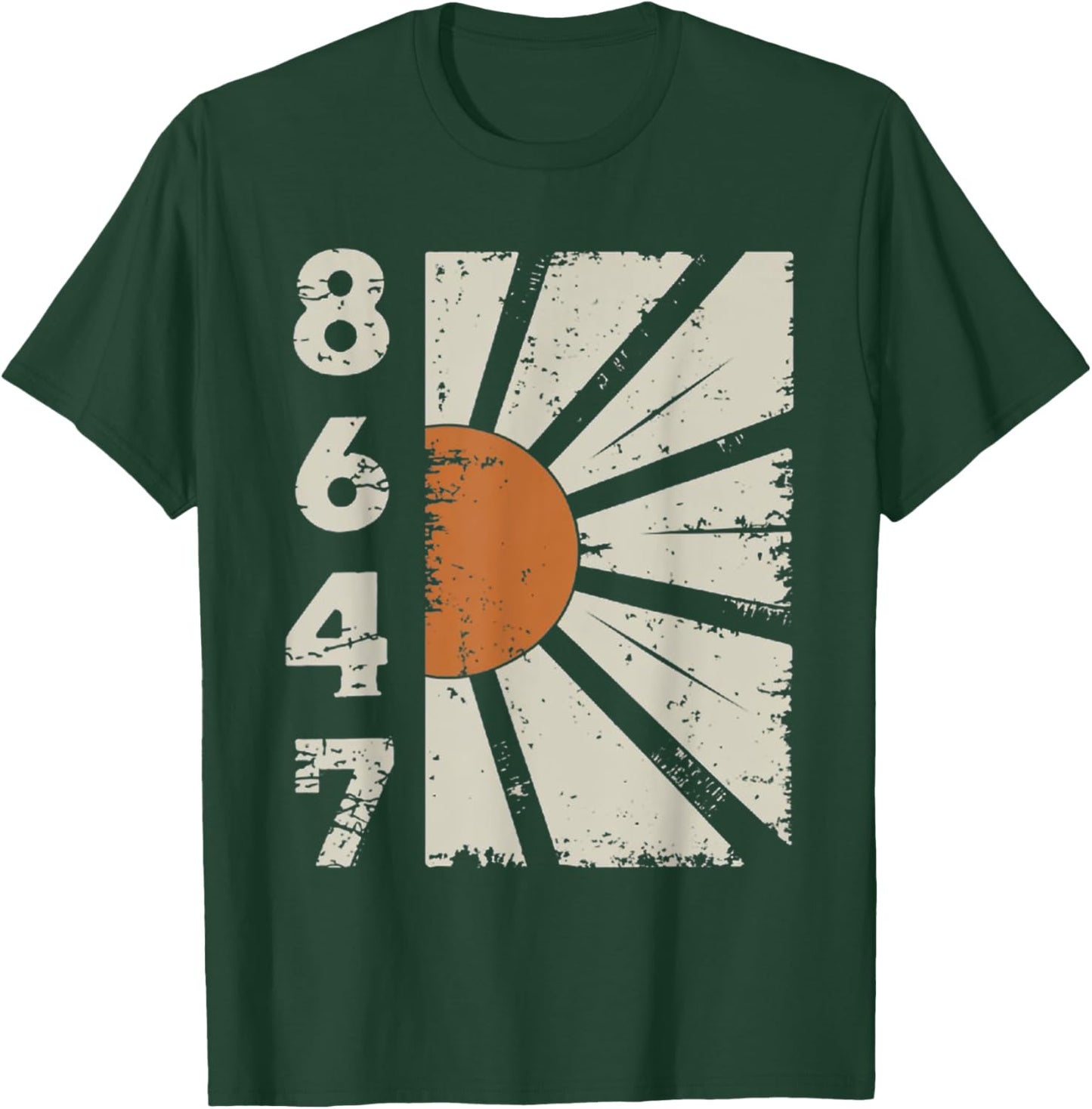 8647 Subtle Anti Trump Political Floral Boho Retro Vintage T-Shirt - T-Shirt | Forest