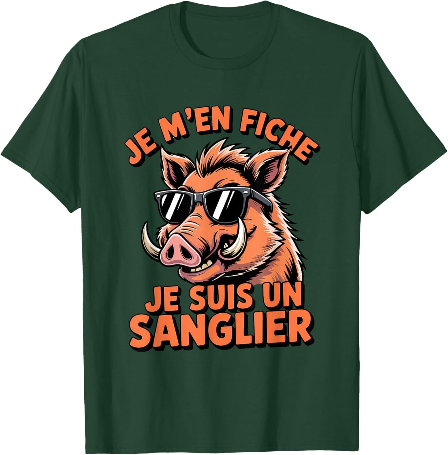 I Don't Care I'm A Boar Humour Lovers Animals T-Shirt - T-Shirt | Forest