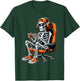Halloween Skeleton Gamer Video Gaming Boys Men Kids Gamer T-Shirt - T-Shirt | Forest