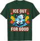 Ice Out for Good Protest Shirt Vintage Subtle Flowers T-Shirt - T-Shirt | Forest