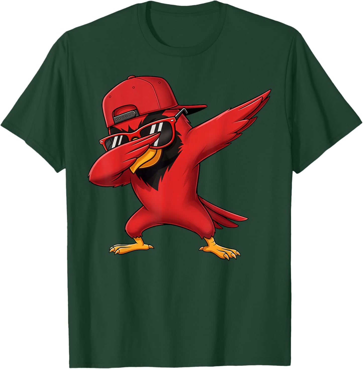 Cardinal Dabbing Women Youth Kids Toddler Boys Girls T-Shirt - T-Shirt | Forest