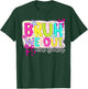 Bruh We Out 3rd Grade Coquette Bow Last Day Girl Kid Student T-Shirt - T-Shirt | Forest
