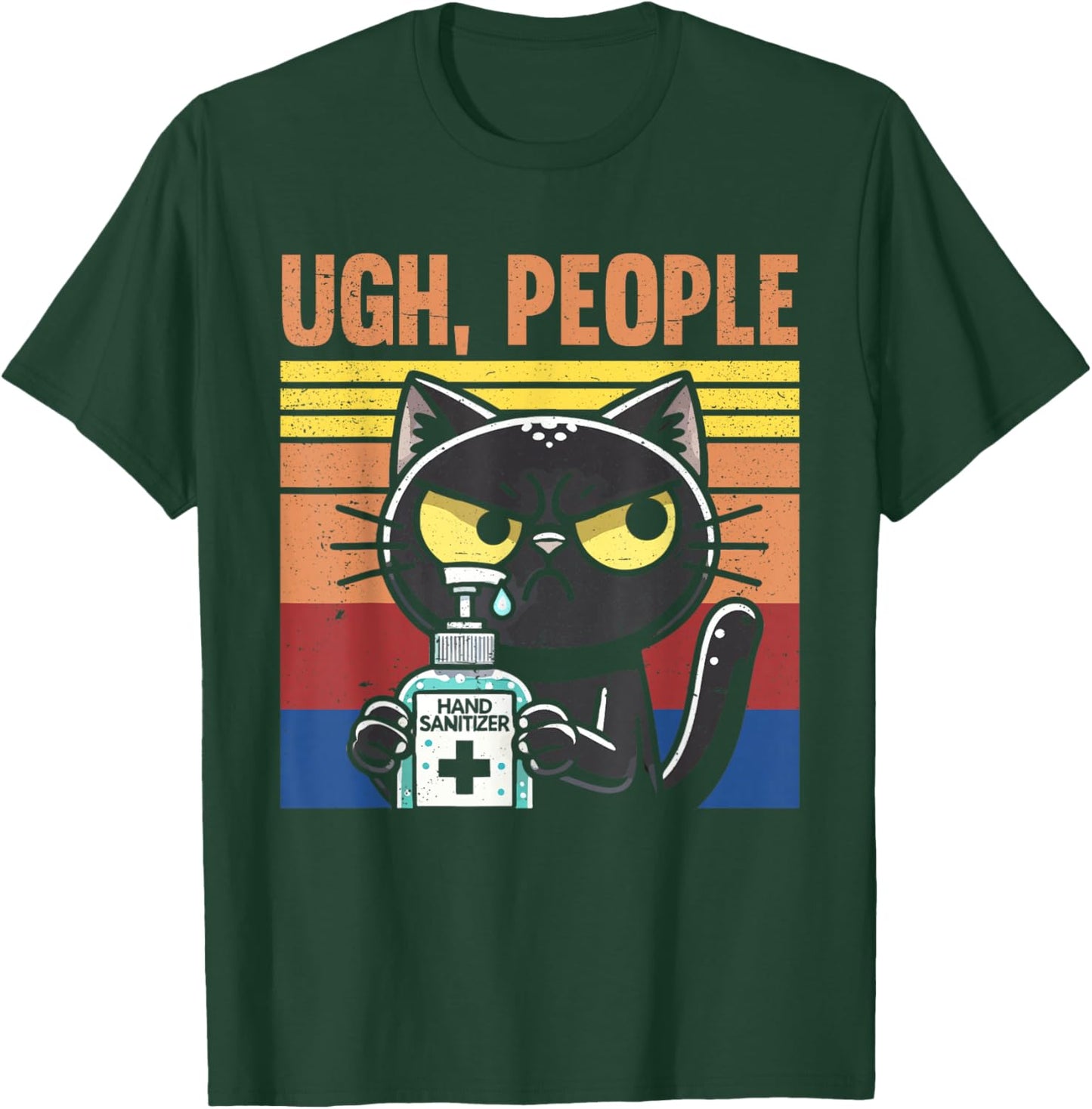 Germaphobe anti-germ hand sanitizer T-Shirt - T-Shirt | Forest