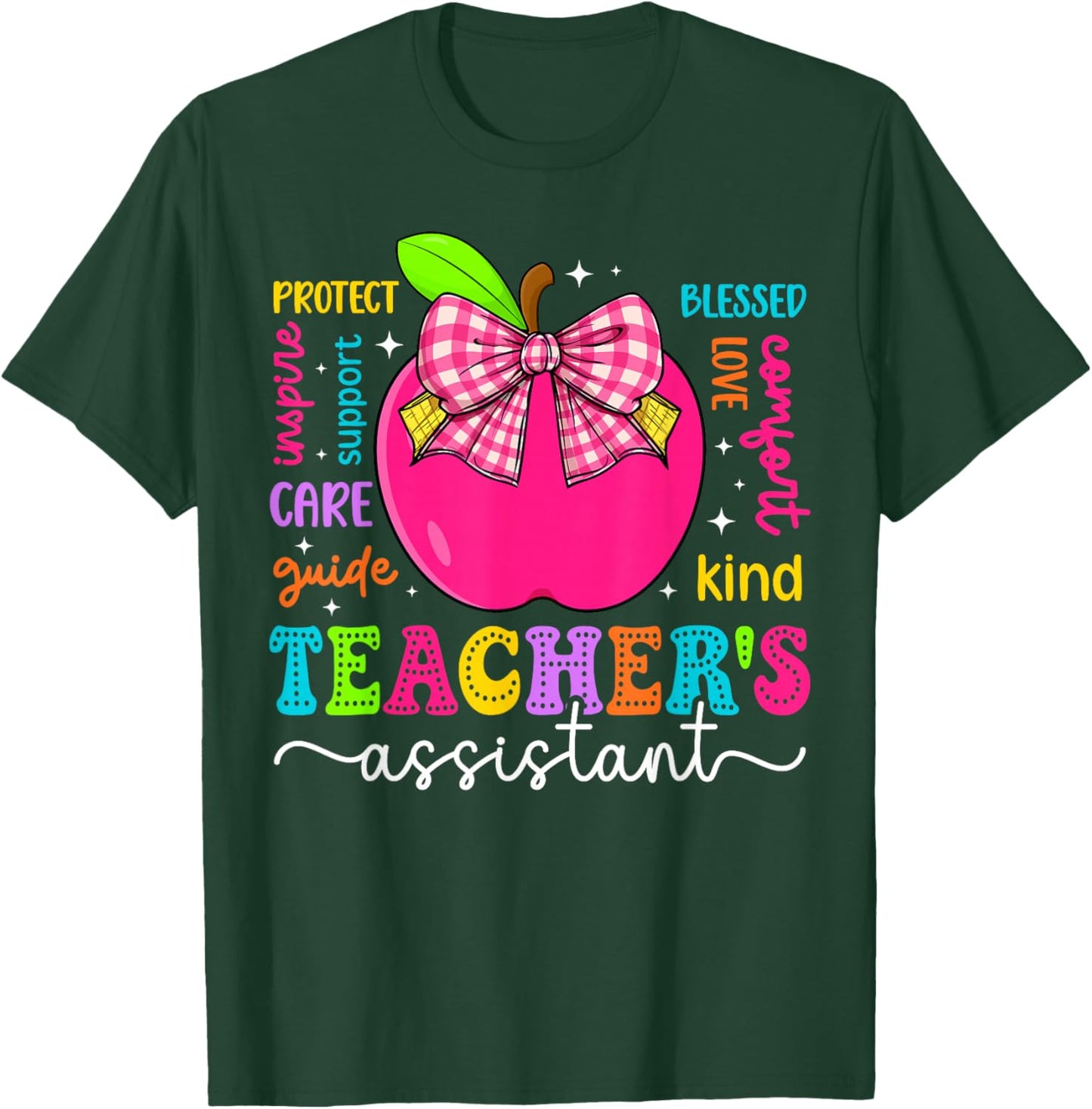 Teacher's Assistant Teaching Assistant Teacher Assistant T-Shirt - T-Shirt | Forest
