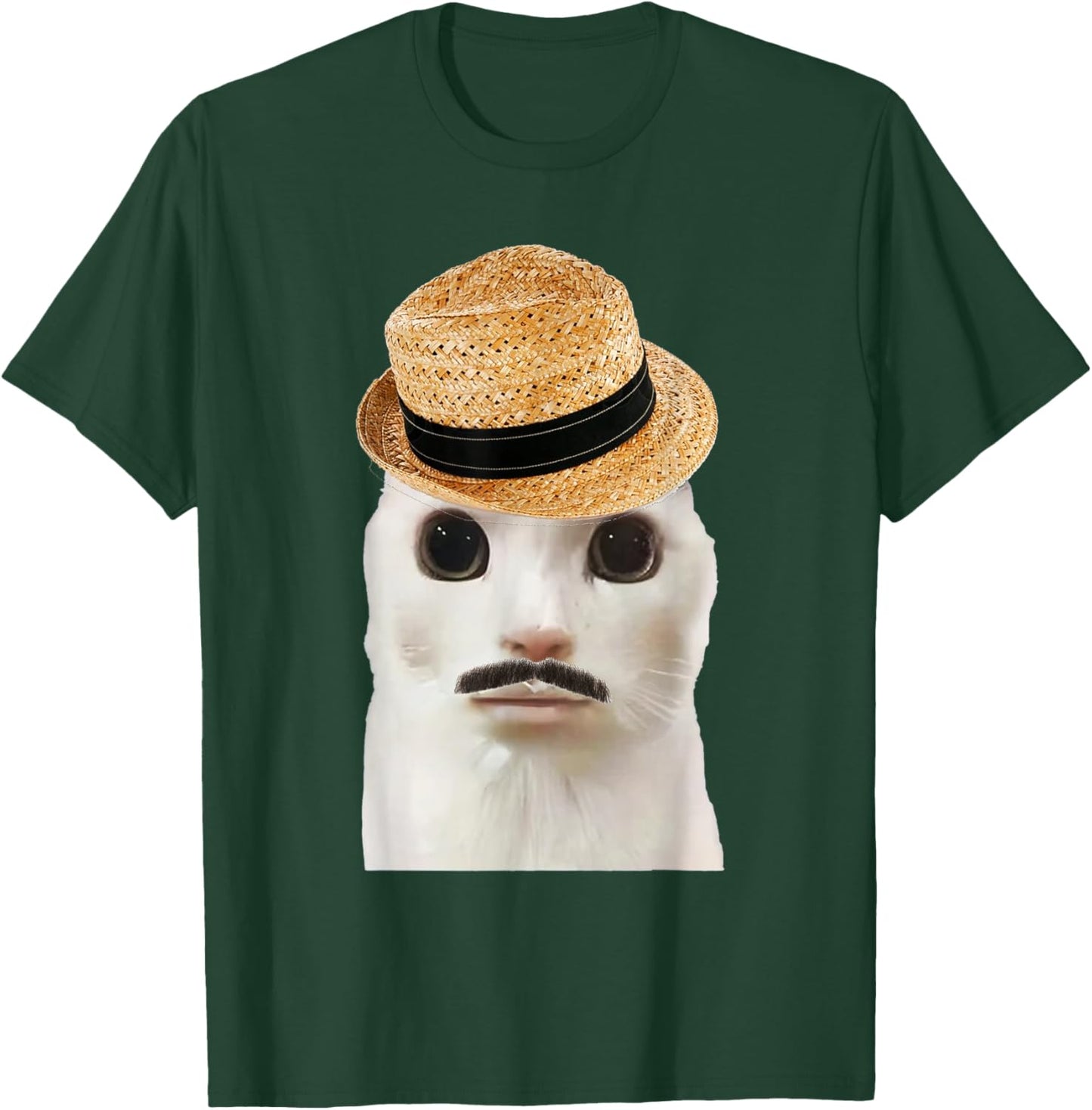Goofy Ahh Cat Meme Dank Cursed Weirdcore Cringey Banana Cat T-Shirt - T-Shirt | Forest