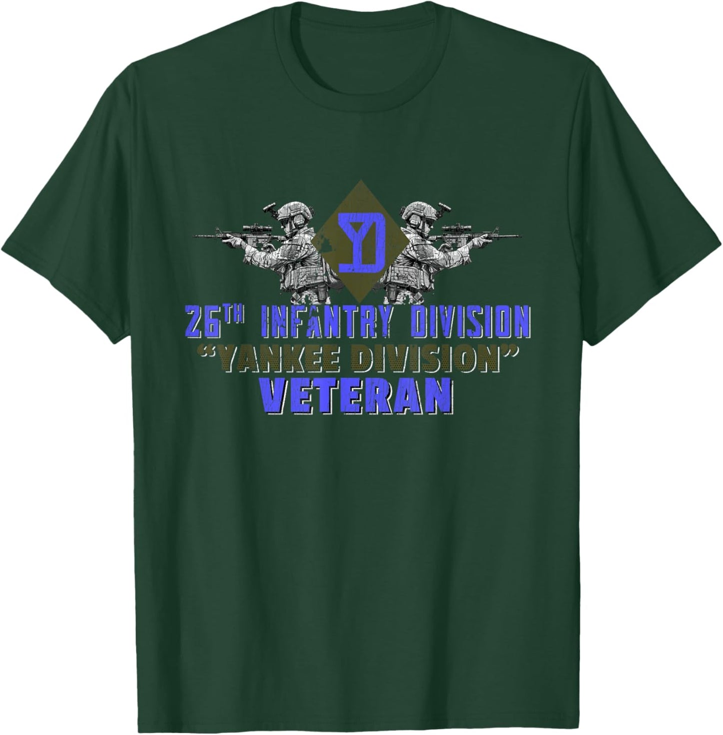 26th Infantry Division 26th ID Yankee Division Gifts T-Shirt - T-Shirt | Forest