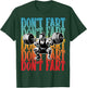 Gym Don't Fart Lifting Weights Weightlifting Woman Funny T-Shirt - T-Shirt | Forest
