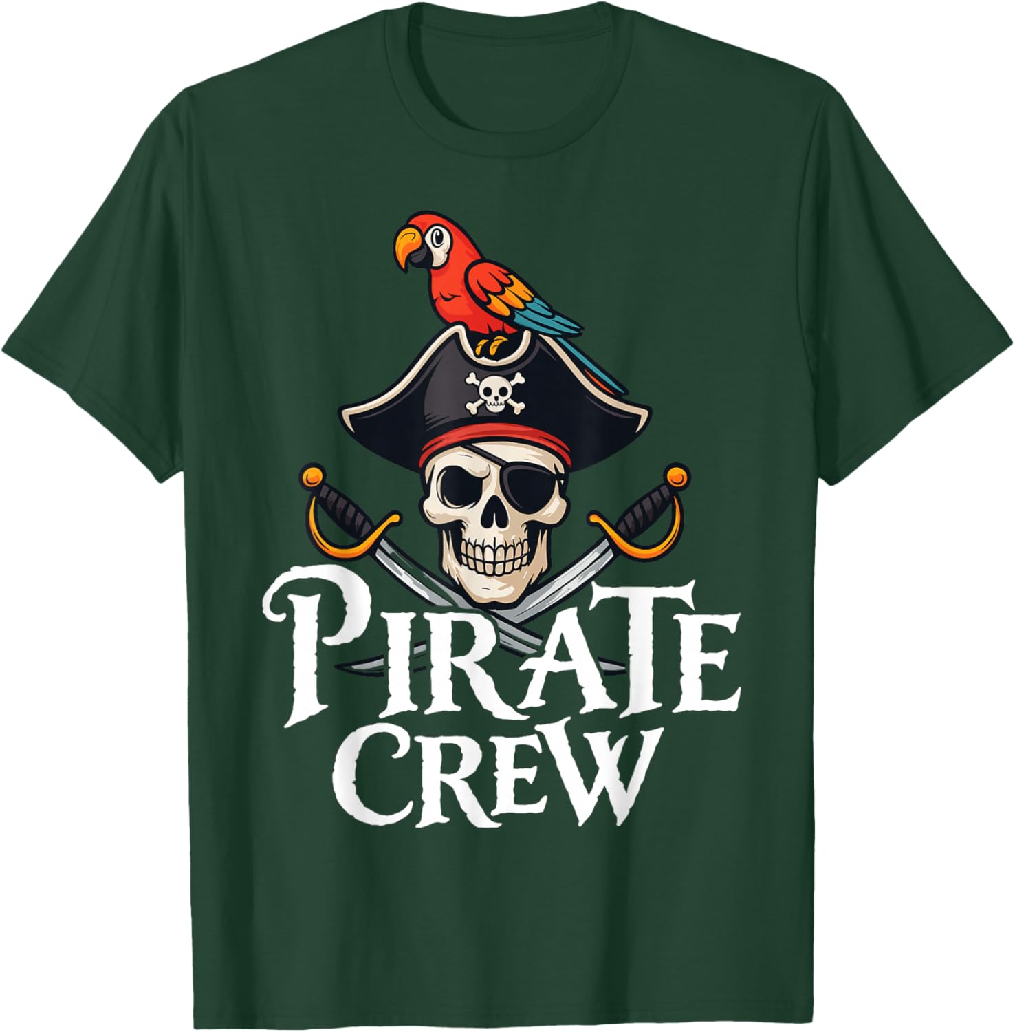 Funny Pirate Crew Halloween Costume Shirt T-Shirt - T-Shirt | Forest