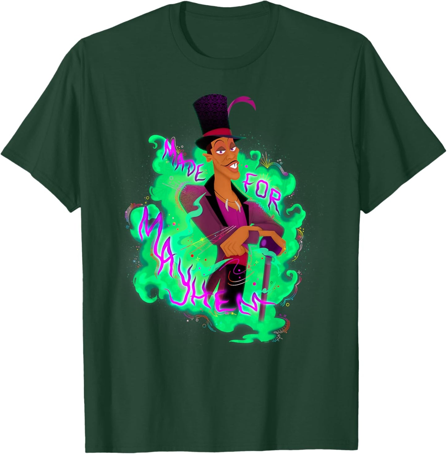 Disney Villains Dr. Facilier Princess Frog Made for Mayhem T-Shirt - T-Shirt | Forest