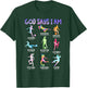God Says I Am Christian Girls Teens Kids Soccer Tie Dye T-Shirt - T-Shirt | Forest
