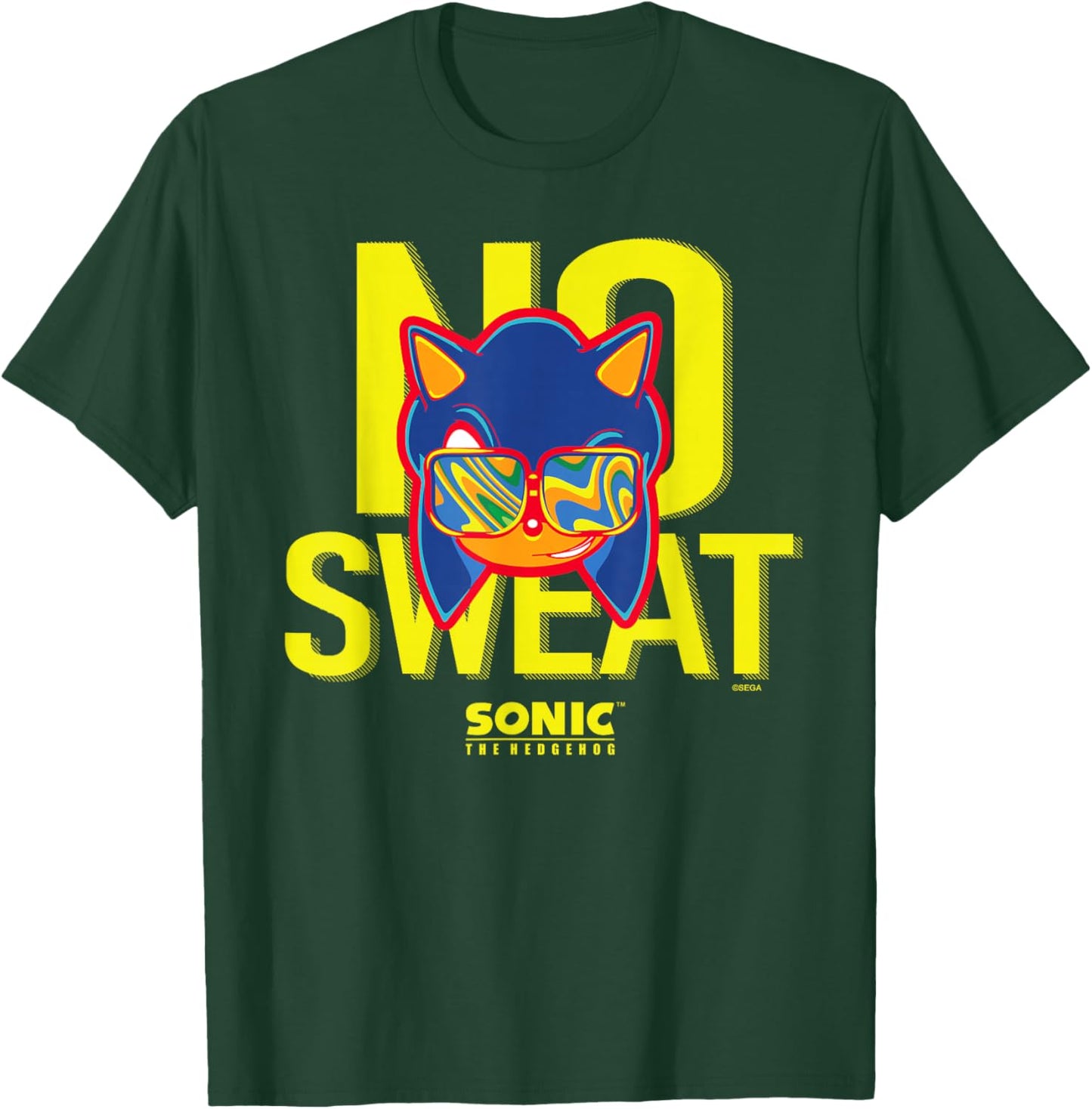 Sonic the Hedgehog - "No Sweat" Sonic T-Shirt - T-Shirt | Forest
