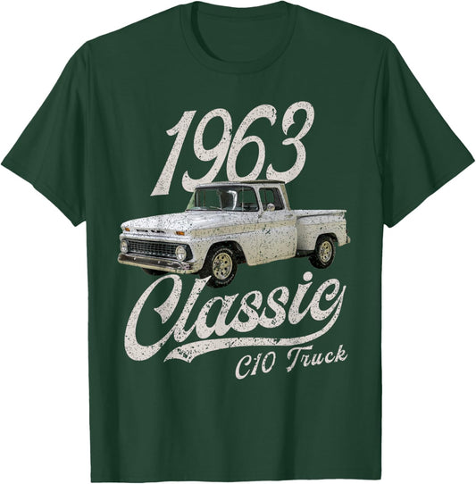 1963 63 c10 TRUCK T-Shirt - T-Shirt | Forest