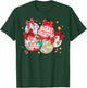 Merry Christmas Ornaments Disco Ball Coquette Bow Xmas Tree T-Shirt - T-Shirt | Forest