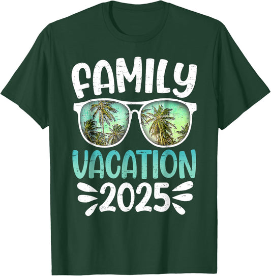 Family Group Matching Summer Beach Trip T-Shirt - T-Shirt | Forest