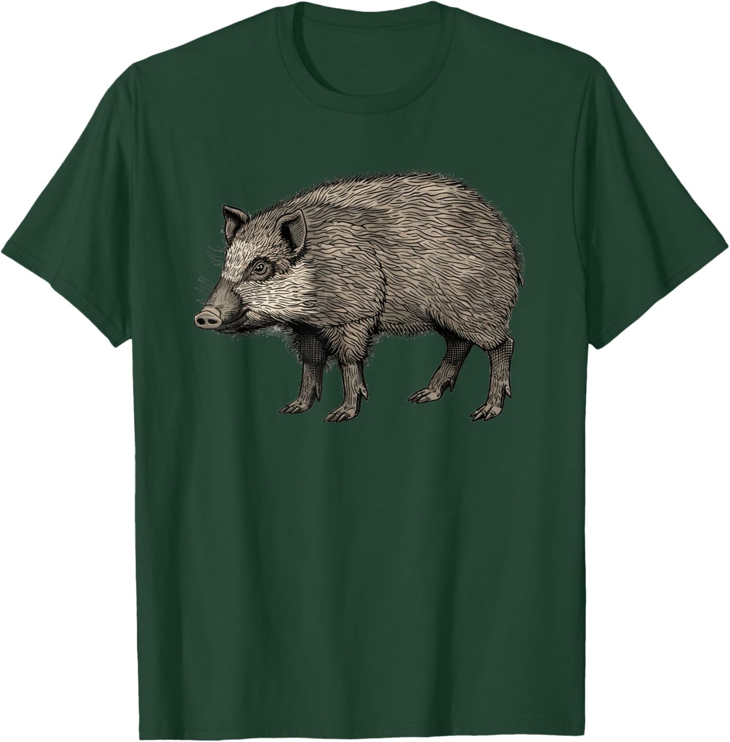 Javelina Retro Vintage T-Shirt - T-Shirt | Forest