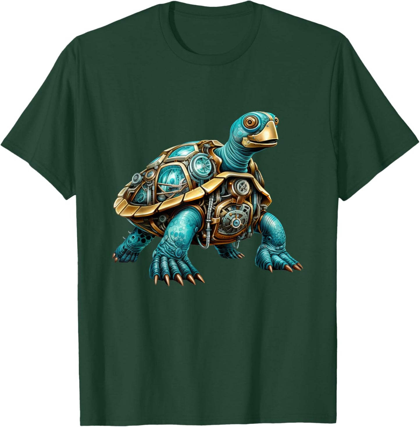 Steampunk Sea Animal Turtle Lover Vintage Tortoise T-Shirt - T-Shirt | Forest