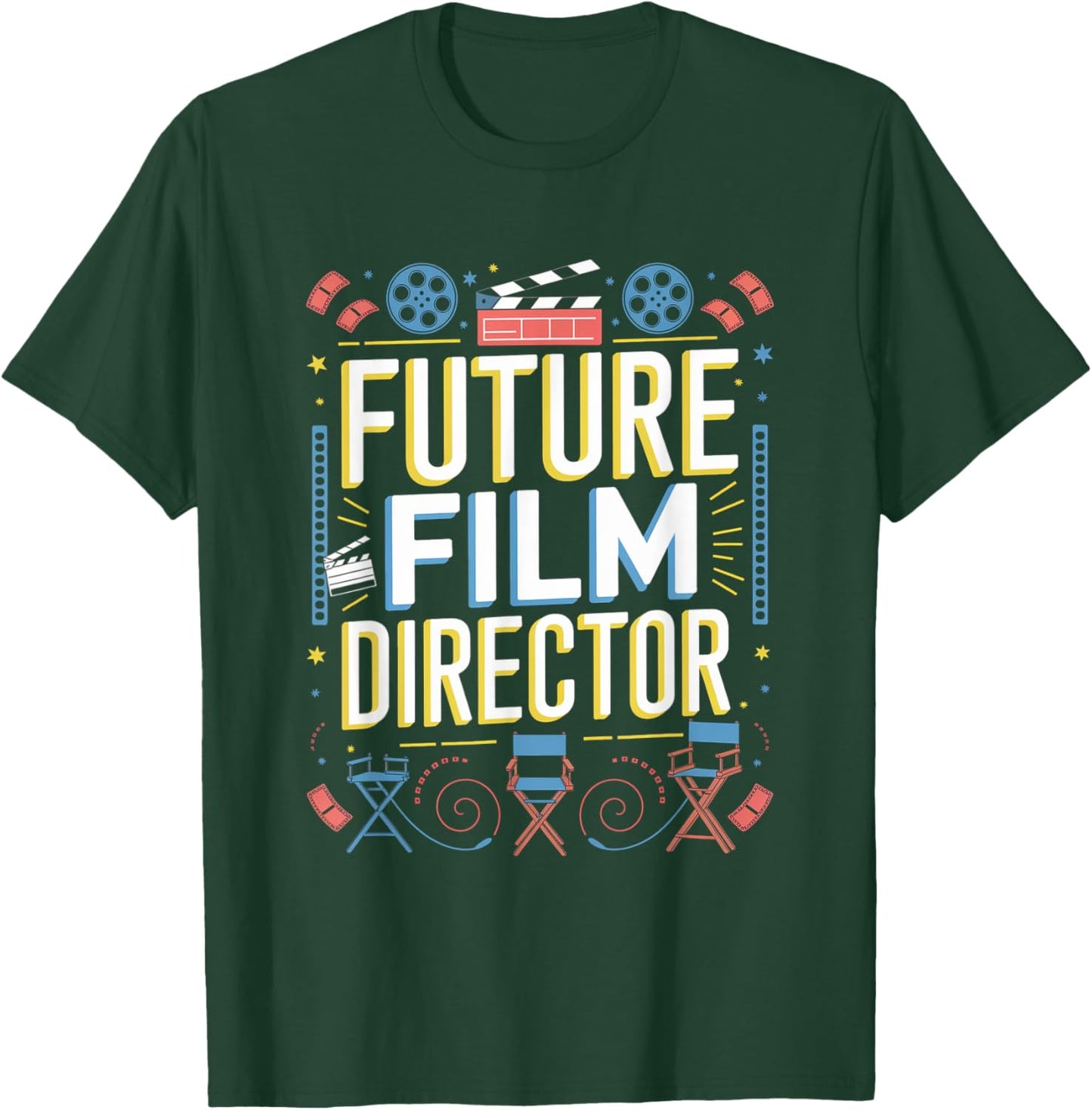 Future Film Director Graduation School Toddler Women Men T-Shirt - T-Shirt | Forest