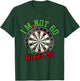 Funny 60th Birthday Darts Gift I'm Not 60 I'm Triple 20 T-Shirt - T-Shirt | Forest