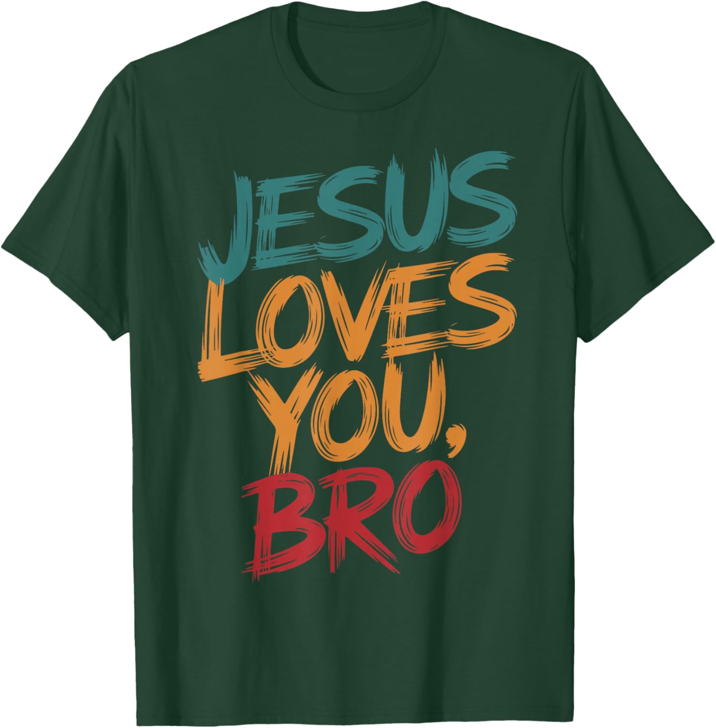 Christian Boy Jesus Loves You Bro Trust God Saves Me Toddler T-Shirt - T-Shirt | Forest