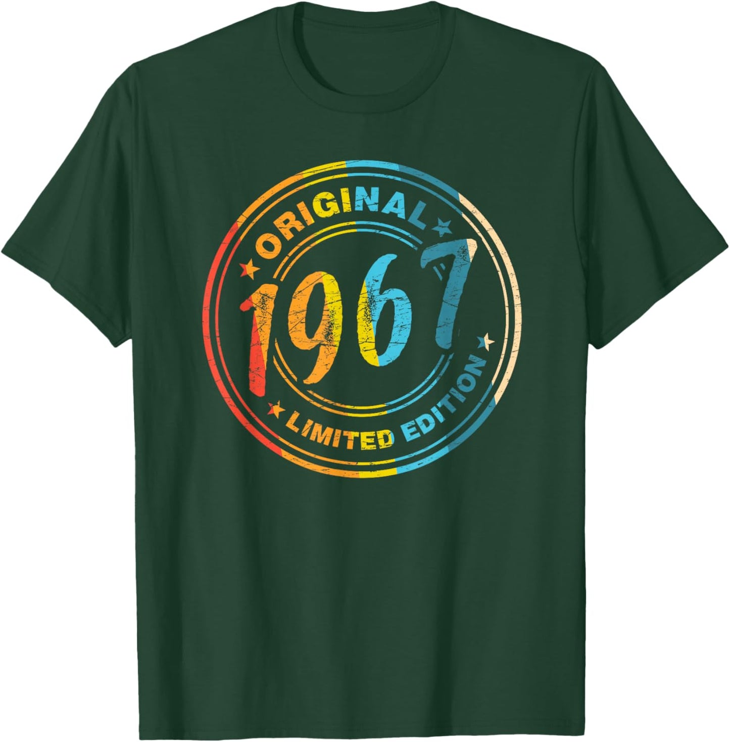 59.Geburtstag Retro Vintage 1967 Mann Frau Geschenk T-Shirt - T-Shirt | Forest