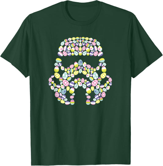Star Wars Easter Egg Fill Imperial Stormtrooper Helmet T-Shirt - T-Shirt | Forest
