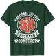 Emotional Support Husband Do Not Pet Funny Husband from Wife T-Shirt - T-Shirt | Forest