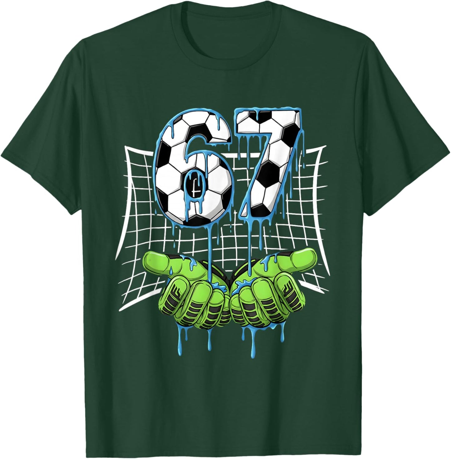 67 Football Six Seven Football 6 7 Meme T-Shirt - T-Shirt | Forest