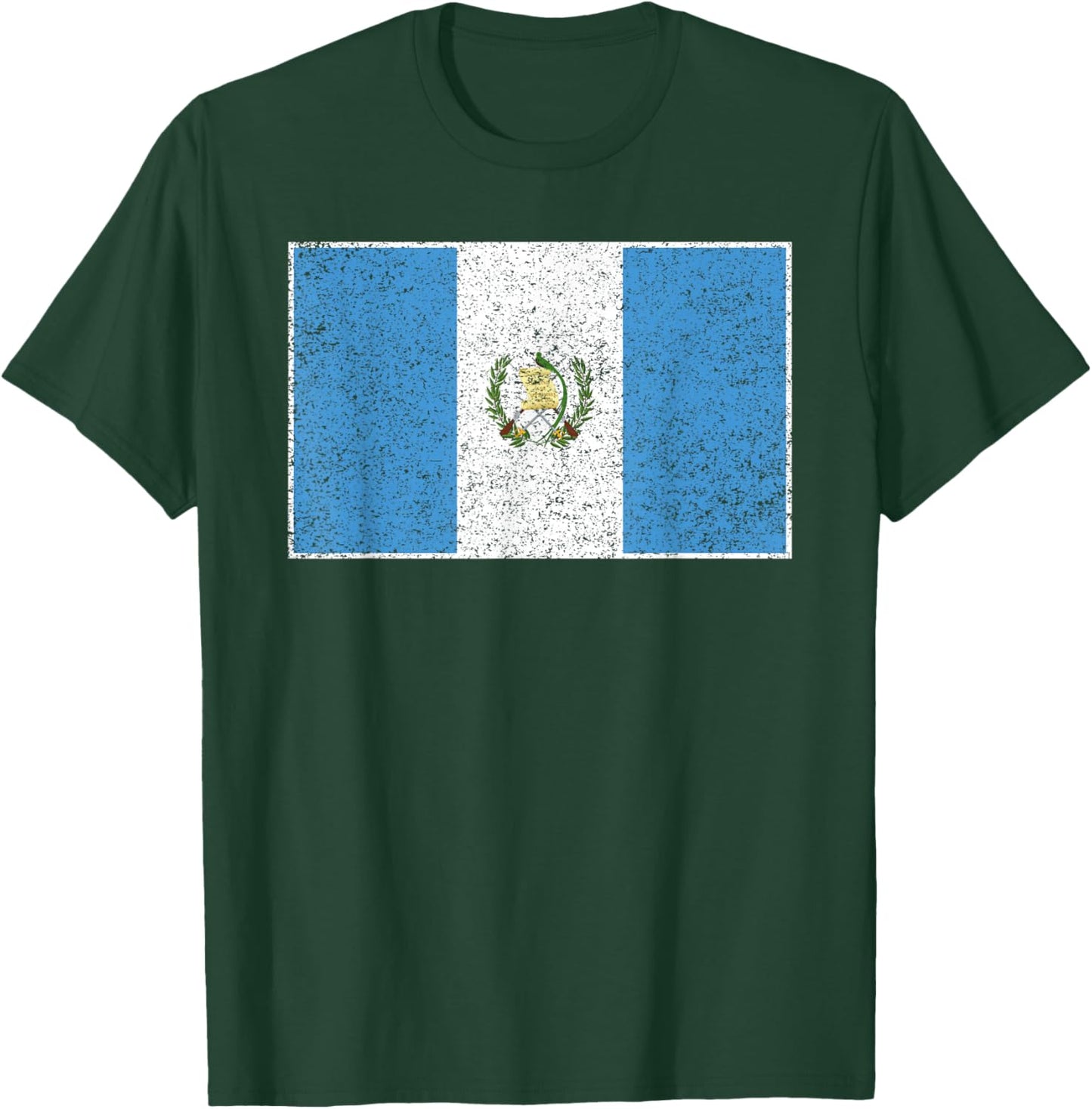 Armoiries du Guatemala Drapeau National du Guatemala T-Shirt - T-Shirt | Forest
