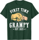 First time Grampy Est 2025 Father's Day Soon To Be Grampy T-Shirt - T-Shirt | Forest