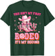 Kids Western 2nd Birthday Girl Rodeo Cowgirl Coquette Bow T-Shirt - T-Shirt | Forest