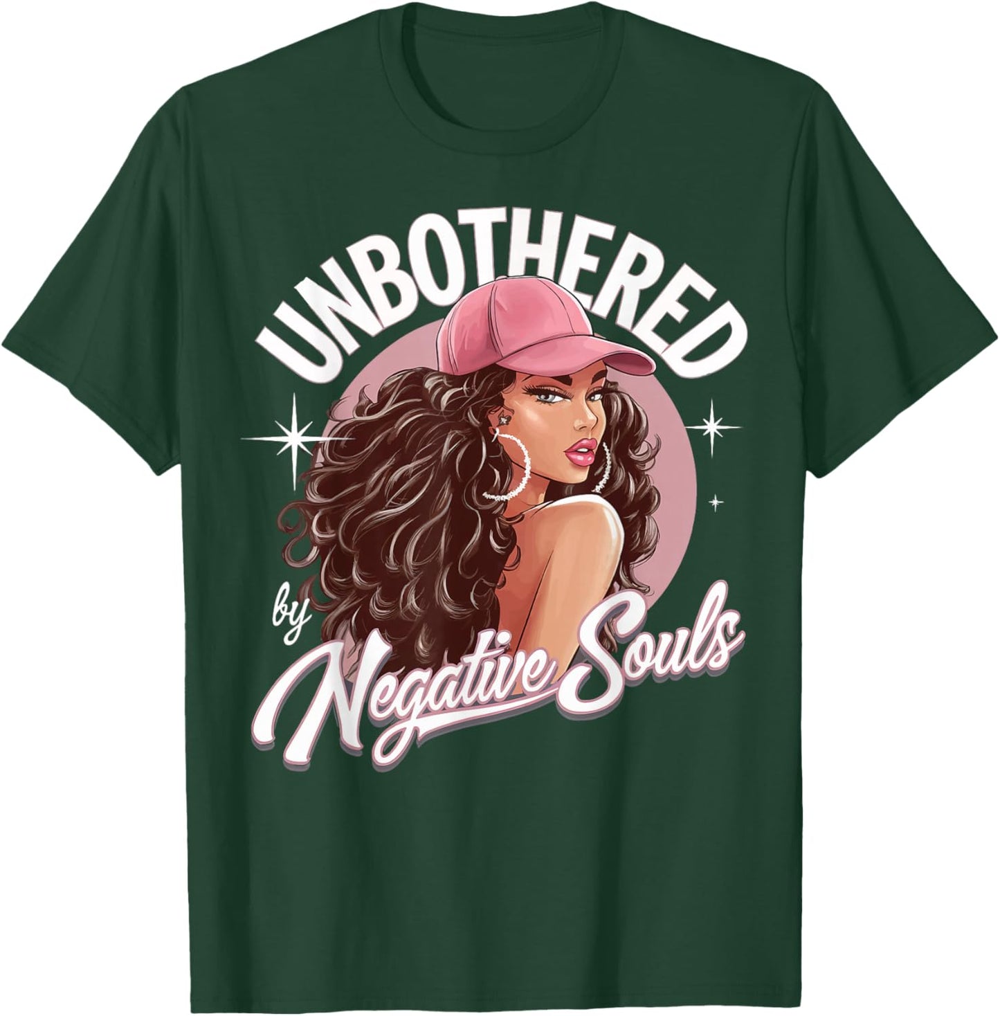 Unbothered By Negative Souls T-Shirt - T-Shirt | Forest