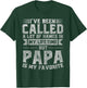 Papa Is My Favorite Name - Father's Day Papa T-Shirt - T-Shirt | Forest