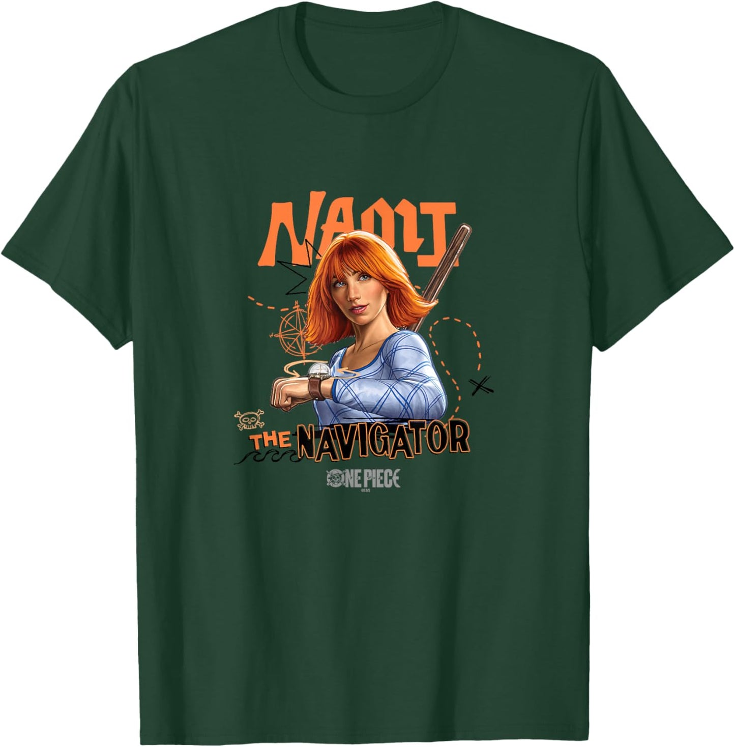 One Piece Nami Wanted Officially Licensed T-Shirt - T-Shirt | Forest