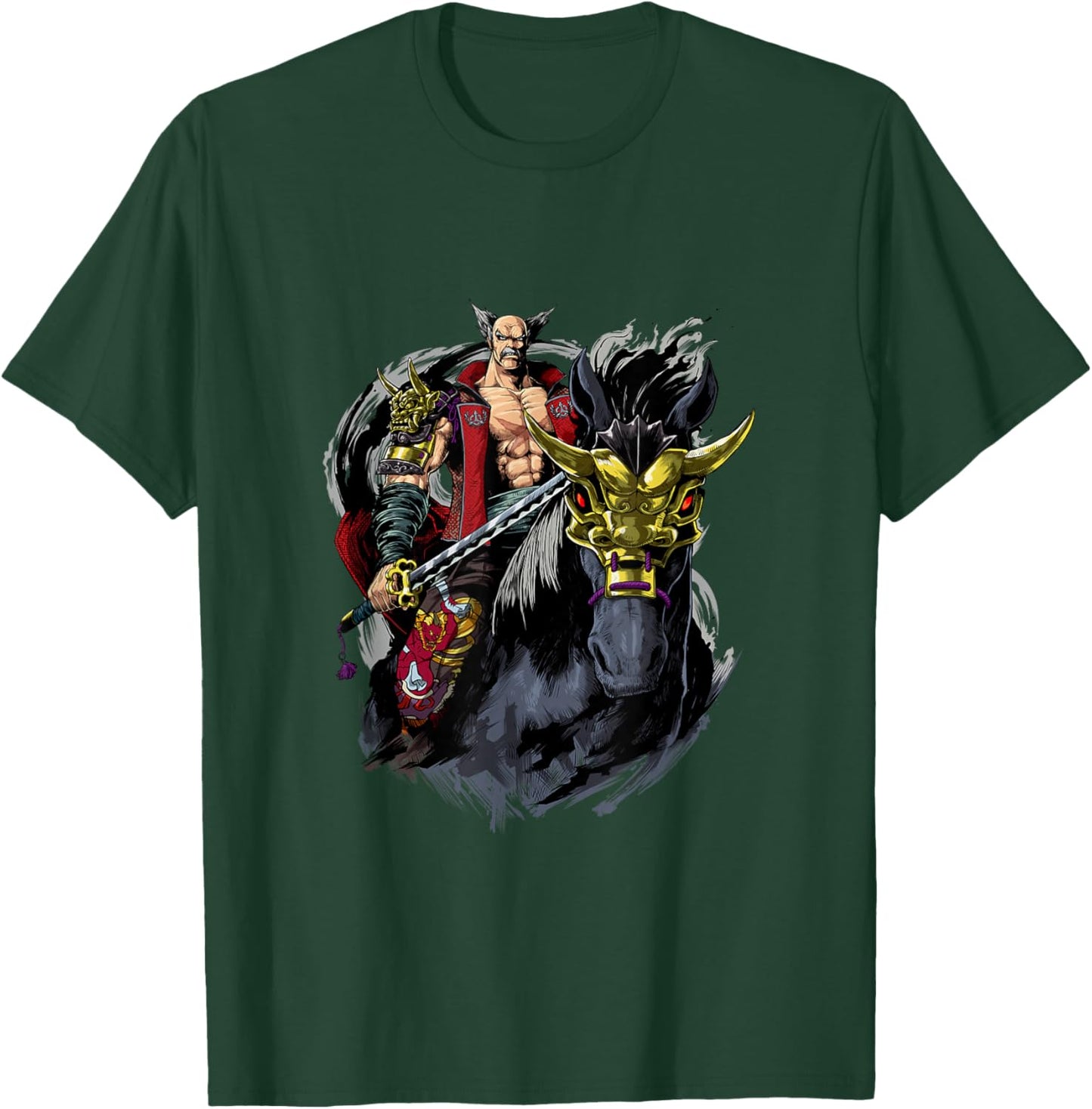 Bandai Namco Entertainment Inc. TEKKEN7 HEIHACHI 002 , Small, Black T-Shirt - T-Shirt | Forest