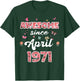 Génial Depuis Avril 1971 Fleurs 1971 Avril Anniversaire T-Shirt - T-Shirt | Forest