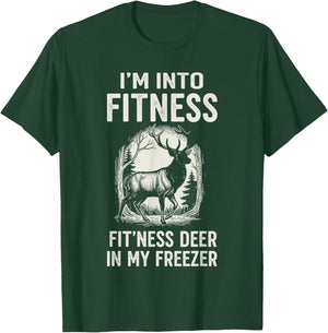 Deer Hunting Shirts , Into Fitness Deer in My Freezer T-Shirt - T-Shirt | Forest