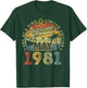 45 Year Old Awesome Since May 1981 45th Birthday Men Women T-Shirt - T-Shirt | Forest