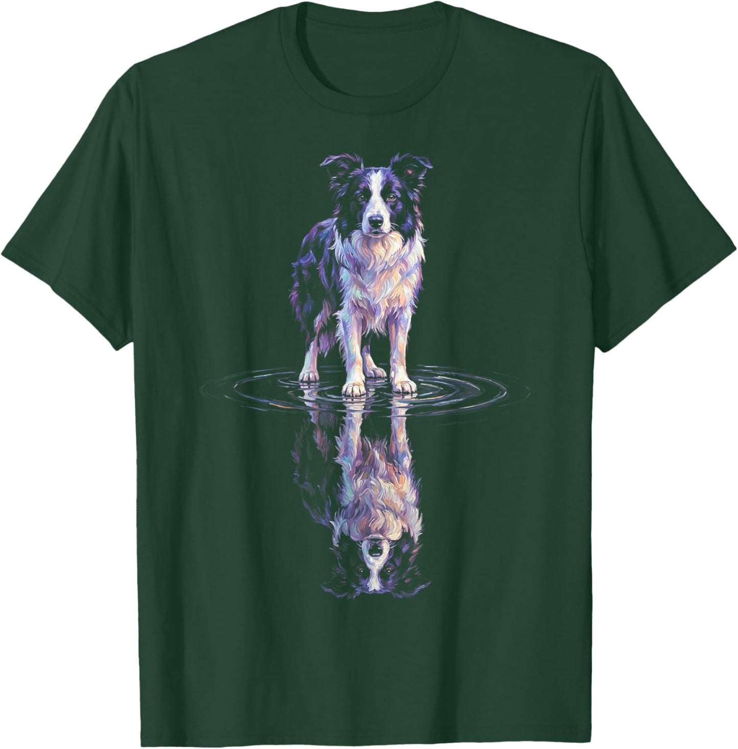 Border Collie T-Shirt - T-Shirt | Forest