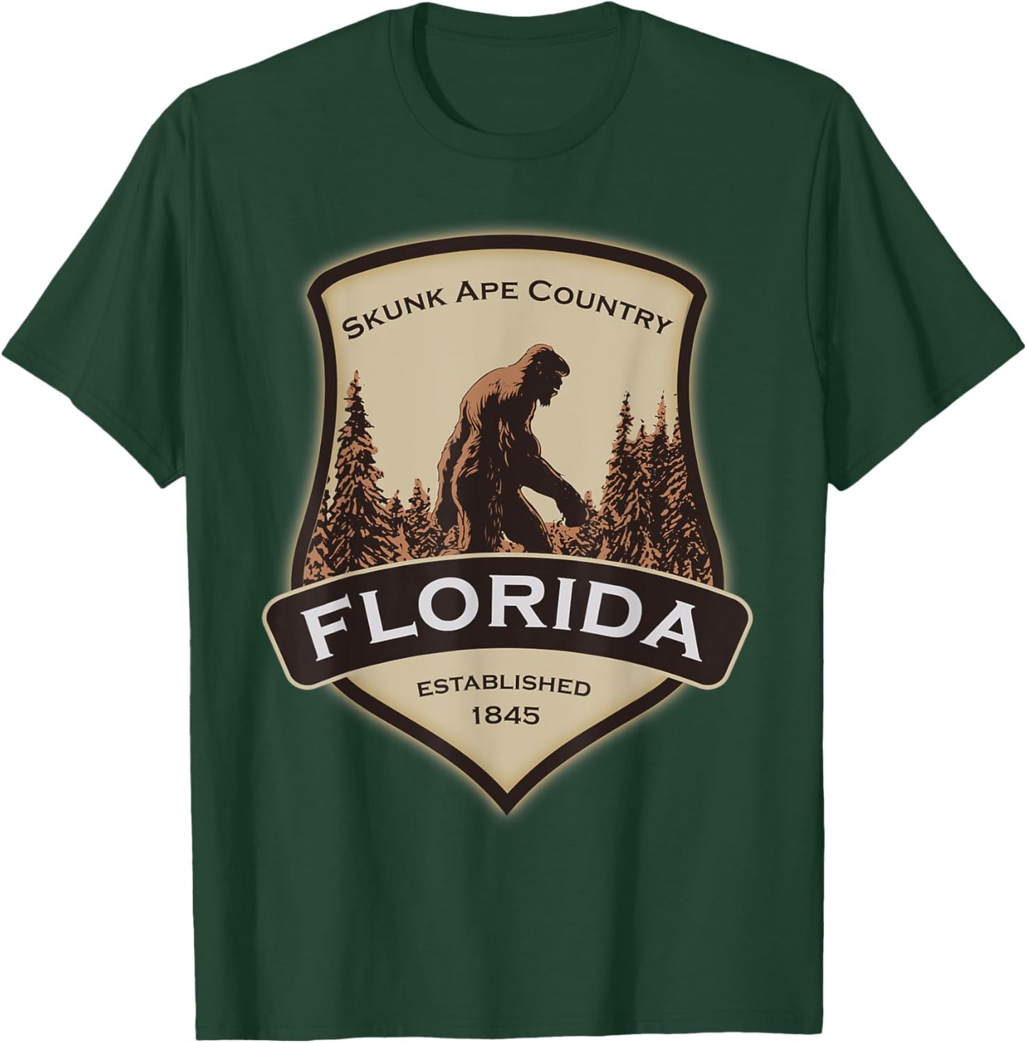 Skunk Ape, Florida Skunk Ape T-Shirt - T-Shirt | Forest
