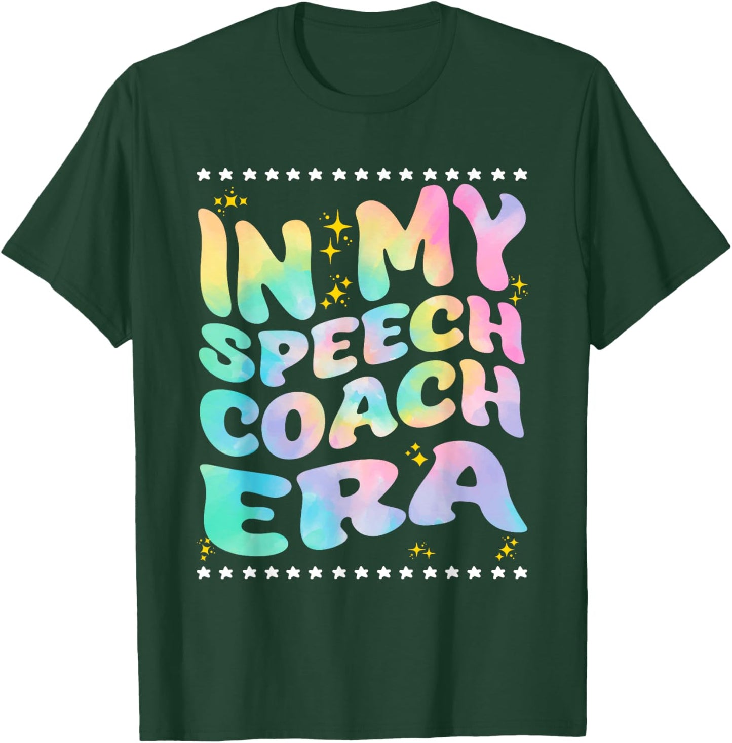 In My Speech Trainer Era Debate Coach Speech Teacher T-Shirt - T-Shirt | Forest